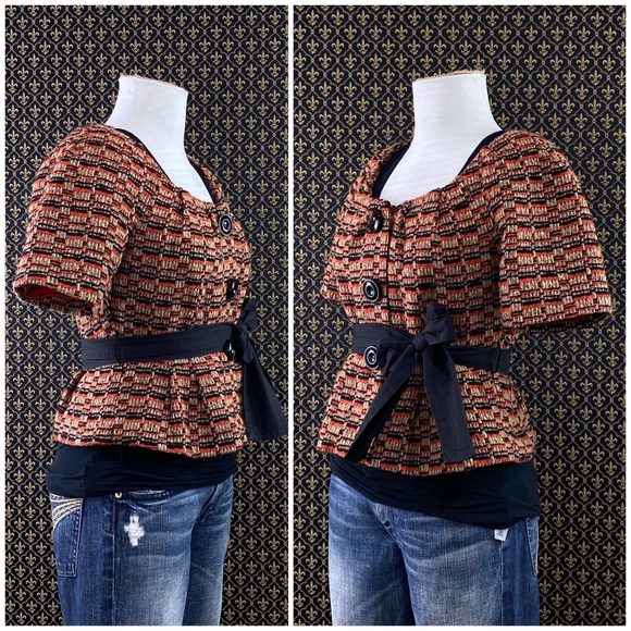 Anthro "Tammany Tweed Jacket" by Elevenses - Picture 5 of 16